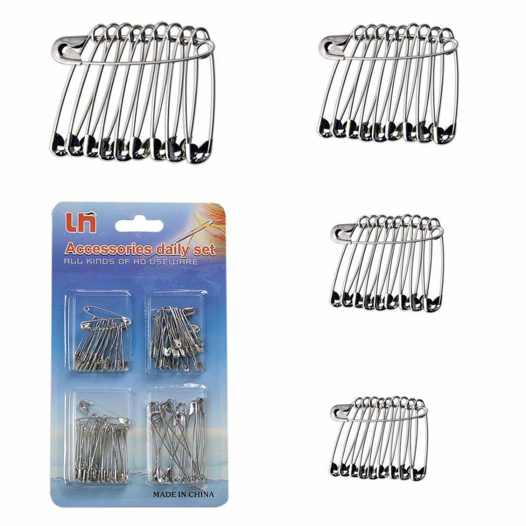 Assorted Size Pack of Safety Pins Accessory Set Crafts and Pins   0645