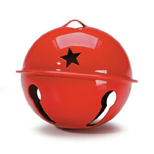 Darice Red Craft Bell with Stars 1 Piece 10705