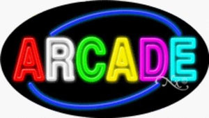 Arcade Handcrafted Energy Efficient Real Glasstube Flashing Neon Sign