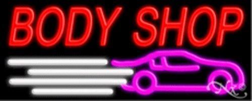 Body Shop Handcrafted Energy Efficient Glasstube Neon Signs