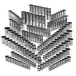 Craftsman 176 Piece Easy Read Socket Set, 6 and 12 Point, 1/4, 3/8 and 1/2 Inch Drives