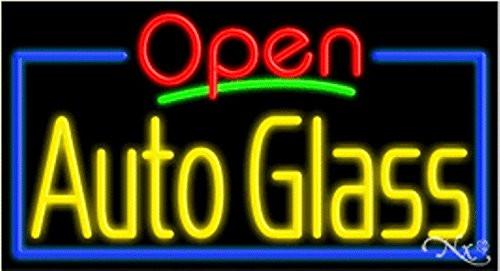 Auto Glass Open Handcrafted Energy Efficient Glasstube Neon Signs