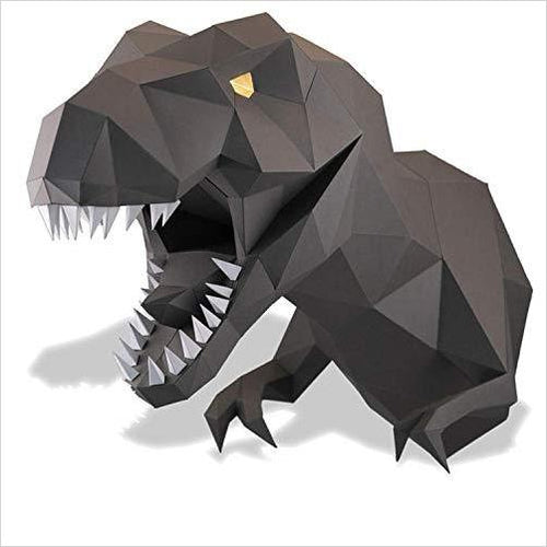 Dinosaur head 3D paper craft kit puzzle