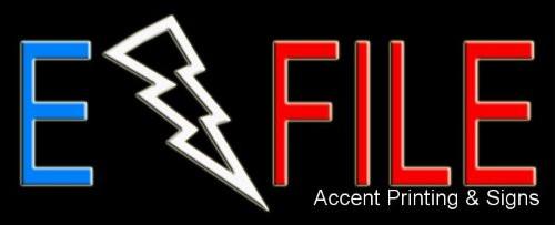 E-File Handcrafted Real GlassTube Neon Sign