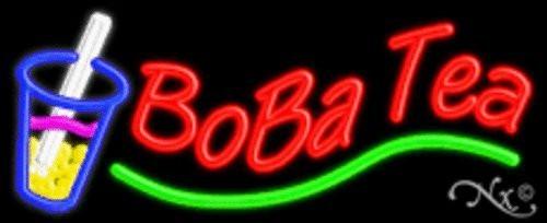 Boba Tea Handcrafted Energy Efficient Glasstube Neon Signs