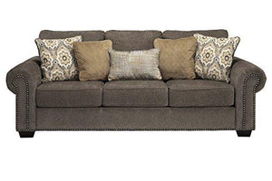 Benchcraft - Emelen Contemporary Sofa Sleeper - Queen Size Bed - Alloy Gray