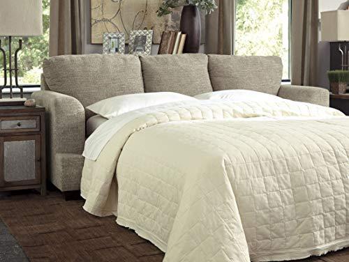 Benchcraft - Barrish Traditional Sofa Sleeper - Queen Size Mattress Included - Sisal
