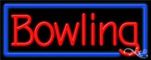 Bowling Handcrafted Energy Efficient Glasstube Neon Signs