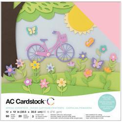 American Crafts Variety Cardstock Pack 12"X12" 60/Pkg-Spring