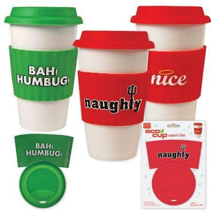 Decor Craft Eco Cup Holiday Lid & Sleeve - Choice of 2 Styles