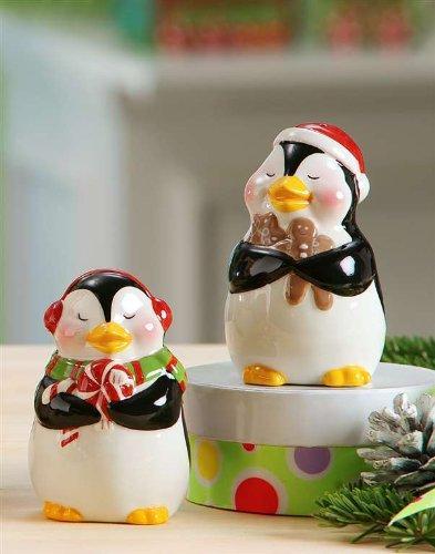 Giftcraft Ceramic Penguin Salt & Pepper Shakers