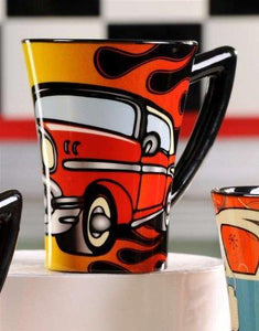 Giftcraft Ceramic Retro Hot Rod Mug