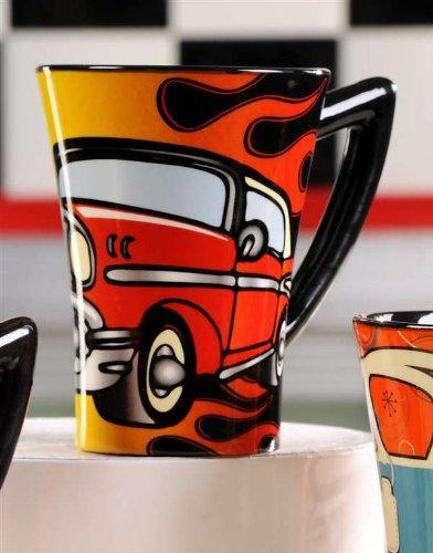 Giftcraft Ceramic Retro Hot Rod Mug