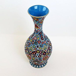 ArioCraft Handmade Decorative Ceramic Vase Pottery Home Decor Rise Dots Enhance Home Decor Accent