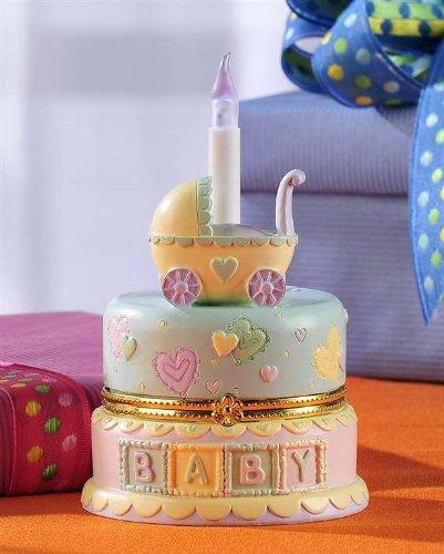 Cupcake Trinket Box, Baby by Giftcraft