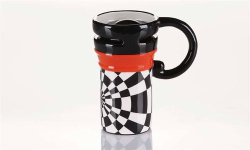Giftcraft ULU Ceramic Travel Mug, Choice of Rim Color