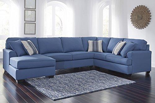 Benchcraft Brioni Nuvella Sectional w/LAF Chaise (Oversized) by Ashley