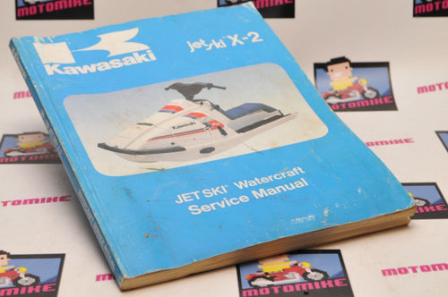 Genuine KAWASAKI JET SKI WATERCRAFT PWC SERVICE SHOP MANUAL JF650 X-2 1986-1990
