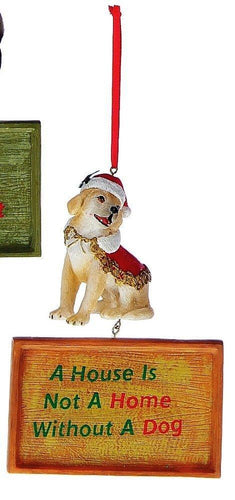 Giftcraft A House Is Not a Home Cat or Dog Ornament