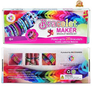 Arts and Crafts for Girls - Best Birthday Toys/DIY for Kids - Premium Bracelet(Jewelry) Making Kit - Friendship Bracelets Maker/Craft Kits with Loom,Rubber Bands