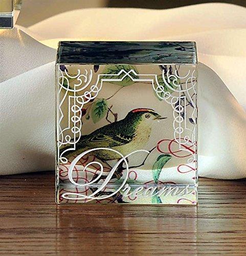 Bella Boutique Glass Cube, Dreams By Giftcraft