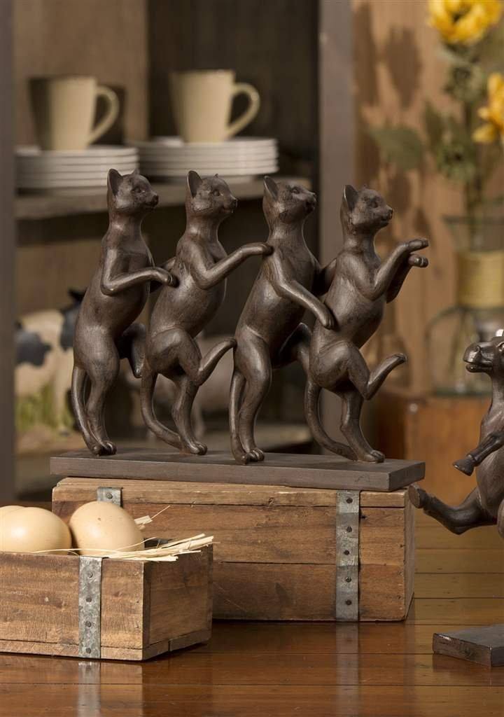 Four Dancing Cats Figurine by Giftcraft