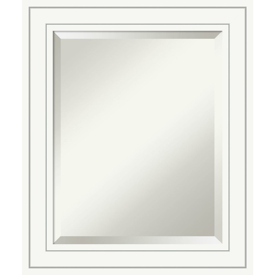 Bathroom Mirror Craftsman White
