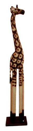 Balikraft Balinese Wood Handicraft Large Safari Giraffe Animal Figurine 39.75