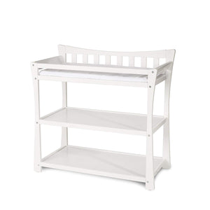 Child Craft Parisian Changing Table with Pad, Cool Gray