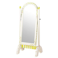 Load image into Gallery viewer, Fantasy Fields - Alphabet Thematic Kids Wooden Standing Mirror for Girls | Imagination Inspiring Hand Crafted &amp; Hand Painted Details   Non-Toxic, Lead Free Water-based Paint