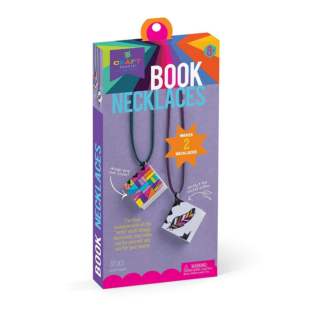 Craft-tastic Book Necklaces