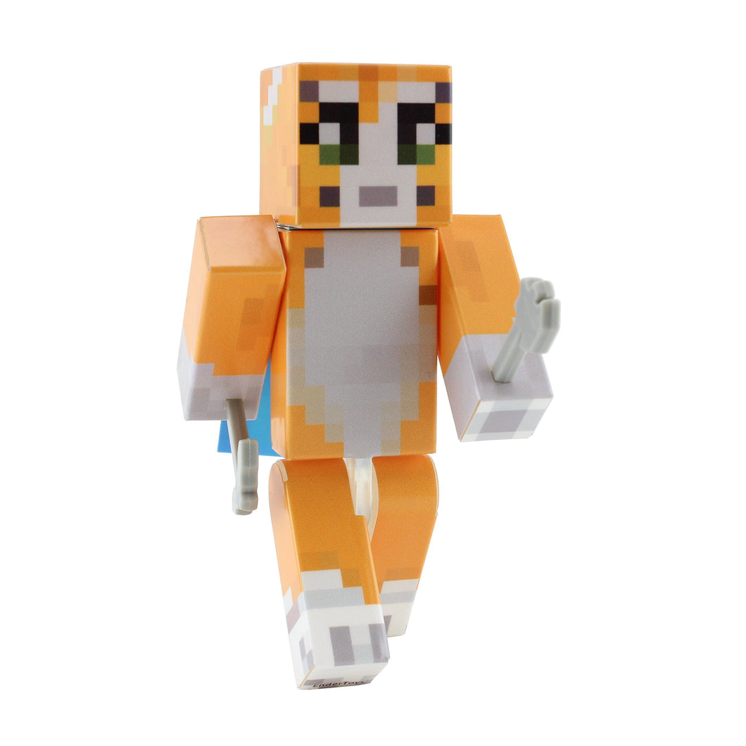 EnderToys Orange Cat Action Figure [Not an Official Minecraft Product]