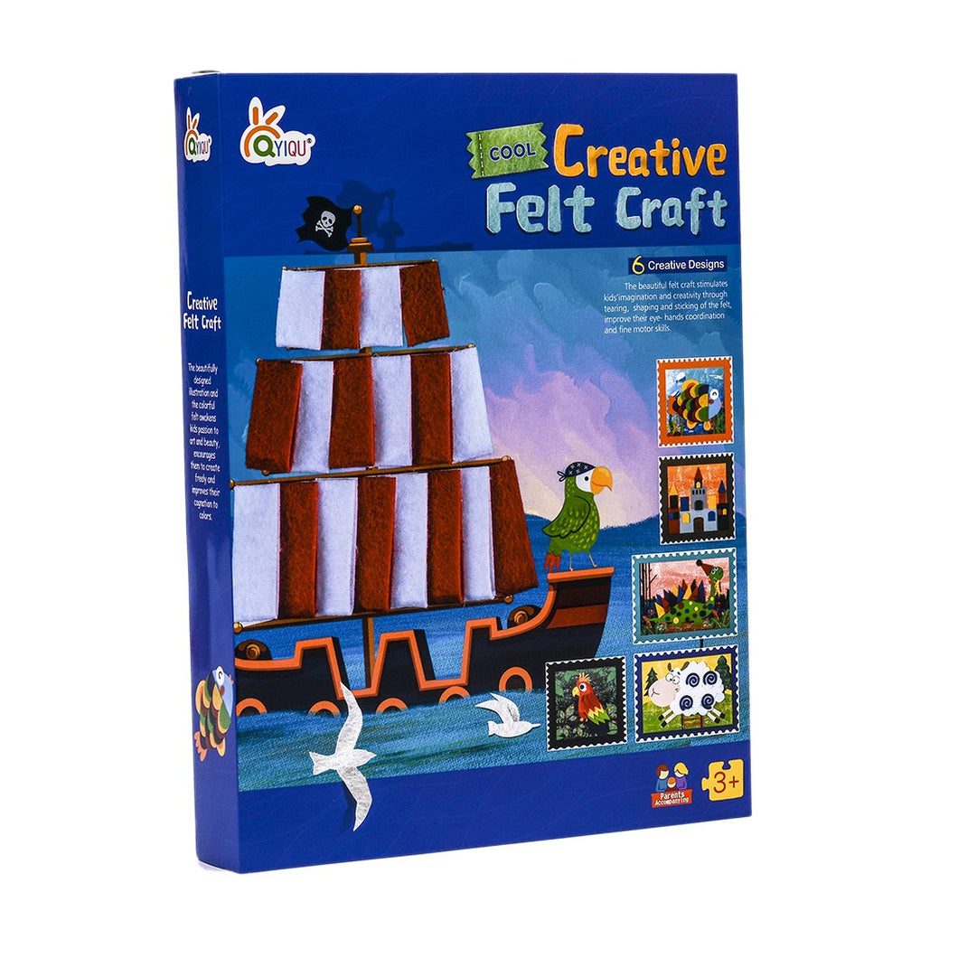 DIY Creative Non-woven Painting Book Craft Educational Toys for Children - Boy Version