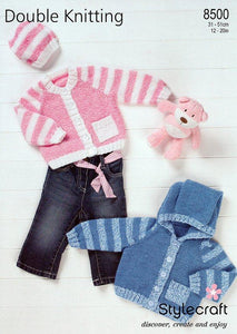 Cardigans & Hat in Stylecraft Special Baby DK (8500)