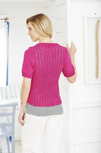 Load image into Gallery viewer, Cardigan and Tee in Stylecraft Classique Cotton DK - (9377)