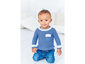 Crochet Woven Sweater & Tunic in Stylecraft Bambino DK (9609)