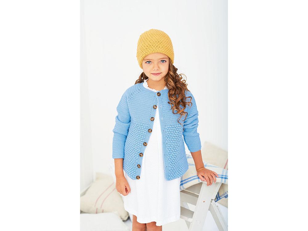 Crochet Cardigan & Hat in Stylecraft Bambino (9610)