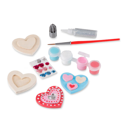 Created By Me! Heart Magnets Wooden Craft Kit 9643