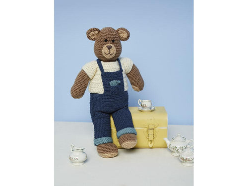 Crochet Bruno the Bear Toy in Stylecraft Special DK (9669)