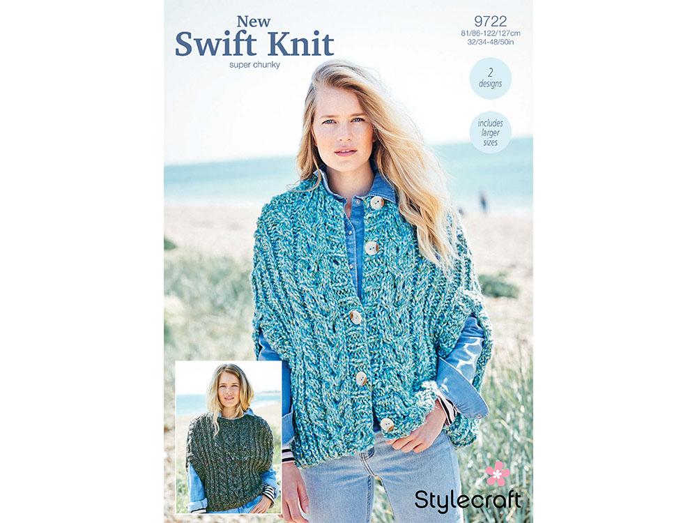 Cape Jacket and Sweater in Stylecraft New Swift Knit (9722)