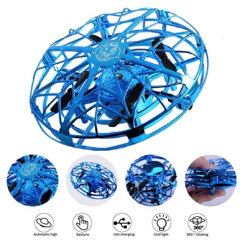 Anti-collision Hand UFO Ball Flying Aircraft RC Toys Gravity Defying Hand-Controlled Suspension drone UFO Helicopter Toy