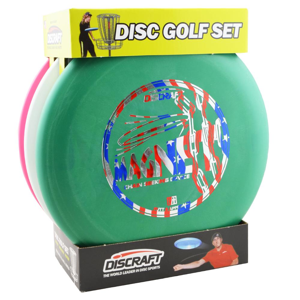 Discraft Beginner Disc Golf Set - Includes 1 Driver, 1 Mid-Range and 1 Putter