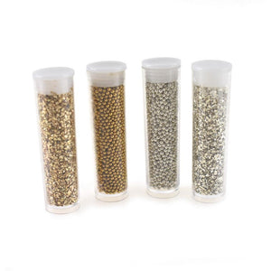 Craft Micro Beads and Flakes, 4-Piece