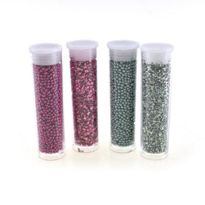 Craft Micro Beads and Flakes, Glam, 4-Piece