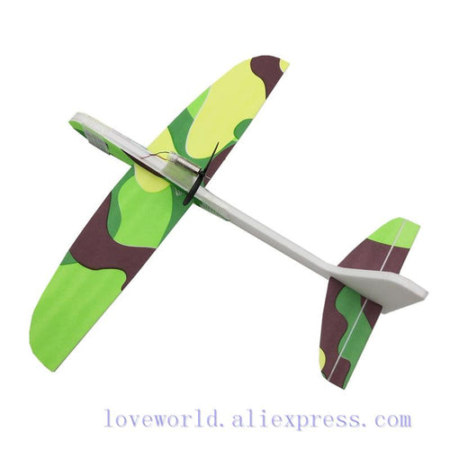 Electric Airplanes Hand Launch Throwing Glider Aircraft Inertial Foam EVA Toy Plane Model