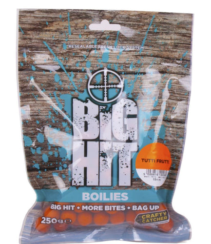 Crafty Catcher Big Hit Boilies 10mm Tutti Frutti