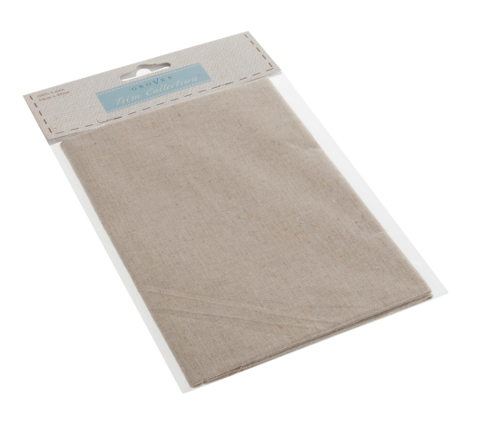 Craft Fabric: Natural Linen: 54cm x 45cm