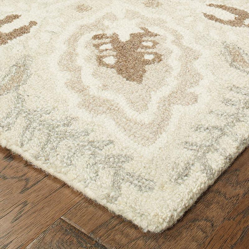 Craft Sand-Ash Rectangle Indoor Area Rug