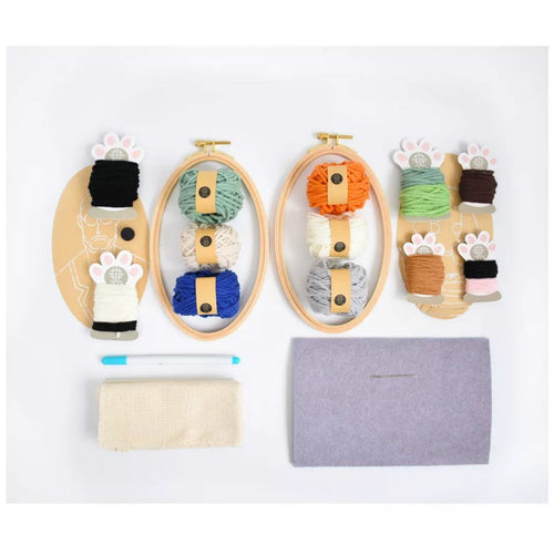 DIY Rug Hooking Punch Needle Handcraft- Léon& Mathilda