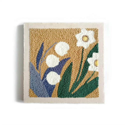 DIY Rug Hooking Punch Needle Handcraft- Orchid